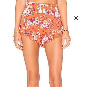 Revolver Frill Shorts - Floral